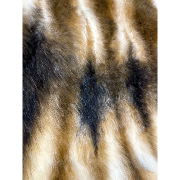 Vintage Faux Mink Fur Full Length Coat XL - Picture 5 of 16